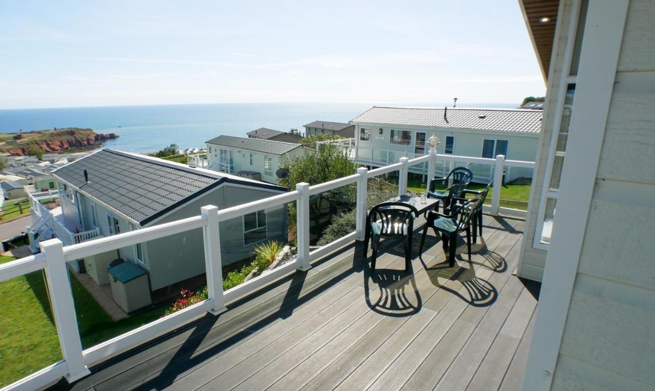 Luxury 3 Bed 2 Bath Lodge With Sea Views! Exmouth Eksteriør bilde